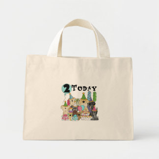 Puppies 2:a födelsedag Bash Tshirts och Gifts Mini Tygkasse
