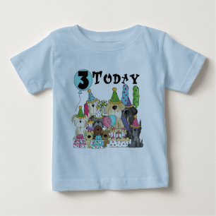 Puppies 3:e födelsedagseftermiddagen Bash Tshirts 