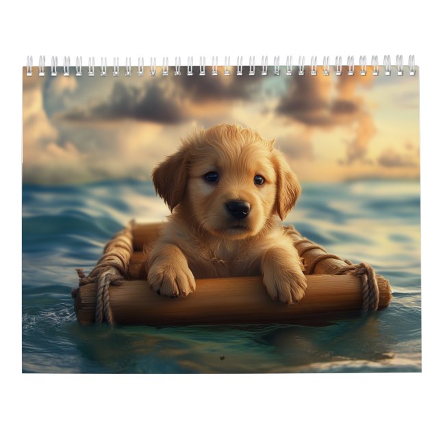 Puppies Calendar Kalender (Baksida)