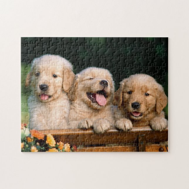 Puppies Game Puzzle Pussel (Horisontell)