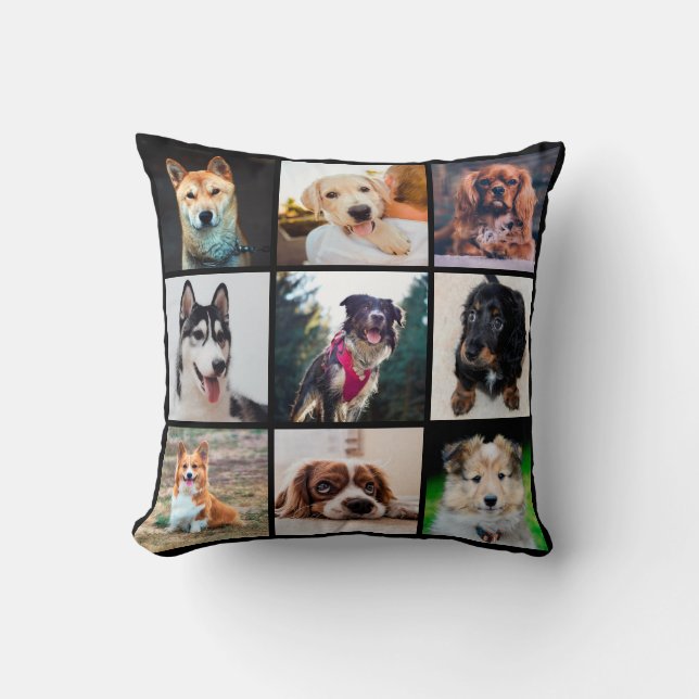 Puppies Hundar Instagram Photos Kudde (Framsida)