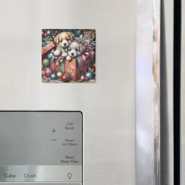 Puppies jul Magnet (In Situ (Fridge))