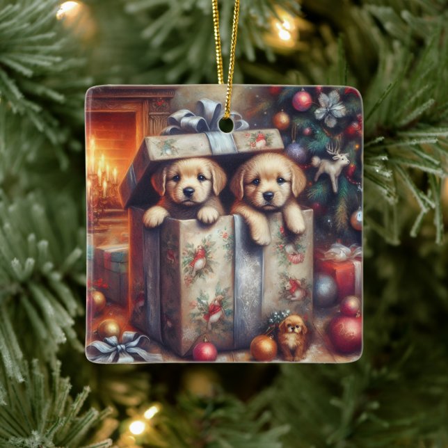 Puppies jul Ornament (Träd)