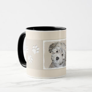 Puppmålning i Havanna - Cute Original Hund Art Mugg