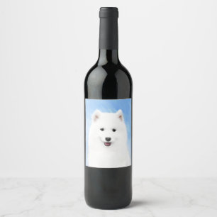 Puppmålning i provexemplar - Cute Original Hund A Vinflaska Etikett