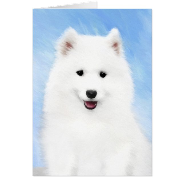 Puppmålning i provexemplar - Cute Original Hund Ar Hälsningskort (Framsidan)