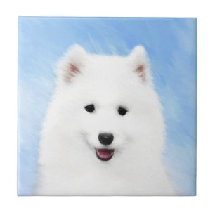 Puppmålning i provexemplar - Cute Original Hund Ar Kakelplatta