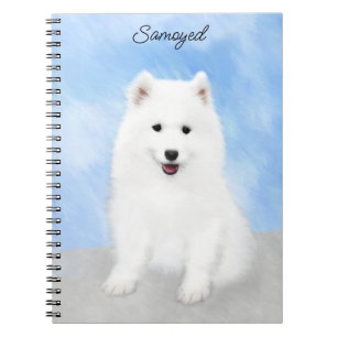Puppmålning med samopisk färg - Cute Original Hund Anteckningsbok