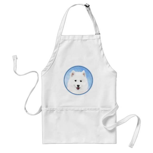 Puppmålning med samopisk färg - Cute Original Hund Förkläde (Framsidan)