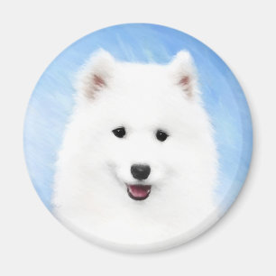 Puppmålning med samopisk färg - Cute Original Hund Magnet