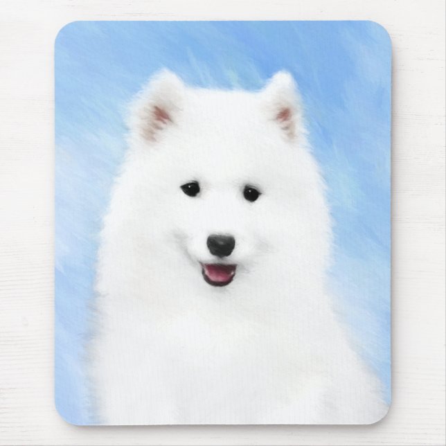 Puppmålning med samopisk färg - Cute Original Hund Musmatta (Framsidan)