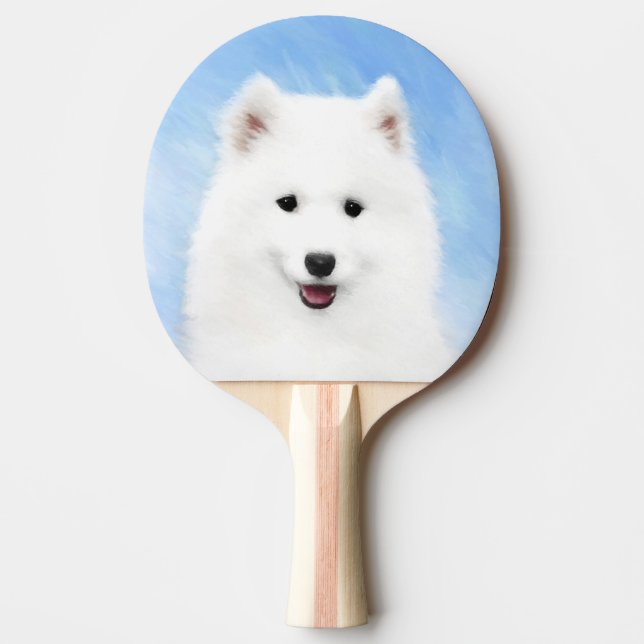 Puppmålning med samopisk färg - Cute Original Hund Pingisracket (Framsidan)