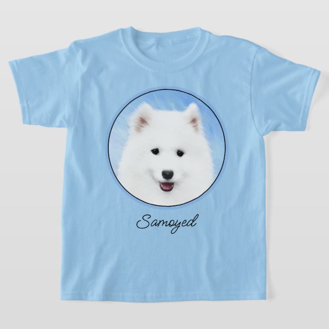Puppmålning med samopisk färg - Cute Original Hund T Shirt (Laydown)