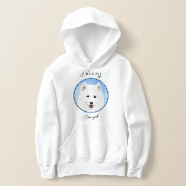 Puppmålning med samopisk färg - Cute Original Hund T Shirt (Laydown)