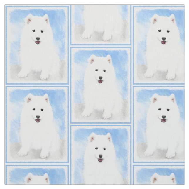 Puppmålning med samopisk färg - Cute Original Hund Tyg (Provkarta)