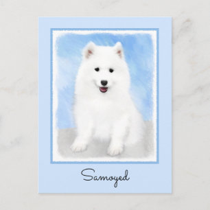 Puppmålning med samopisk färg - Cute Original Hund Vykort