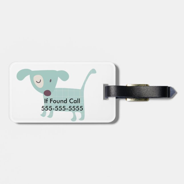 Puppor, stjärnor och blommor bagagebricka (Baksida Vågrät)