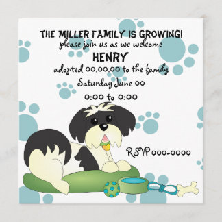 Puppy Adoption Firande! Inbjudningar