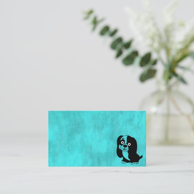 Puppy-Affärskort Visitkort (Stående Fram)