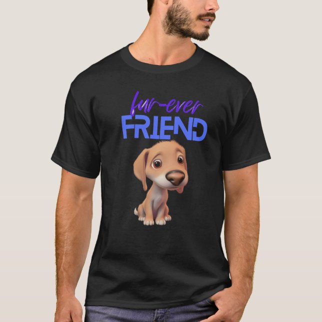 Puppy Älskare för vänner - T Shirt (Framsida)