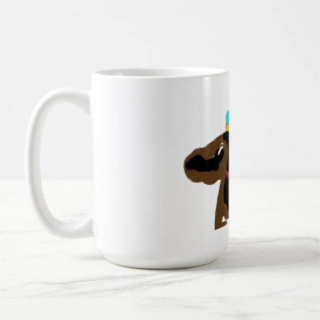 Puppy älskare varmt kaffemugg (Vänster)