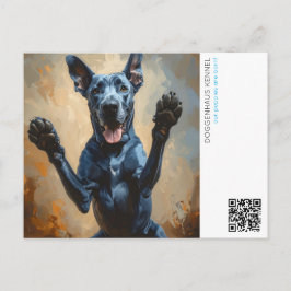 Puppy announcement vykort