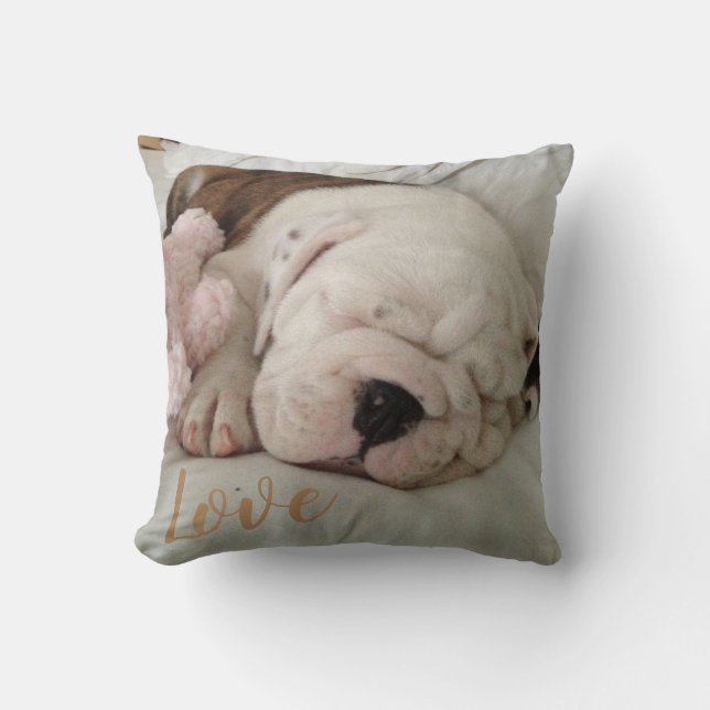 Puppy av kärlek kudde (Framsida)