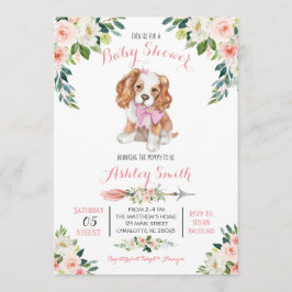 Puppy Baby Shower-inbjudan, Inbjudningar