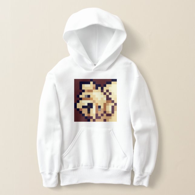 Puppy begging pixelart, Pixel Art  T Shirt (Laydown)