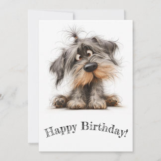 Puppy Birthday Card Julkort