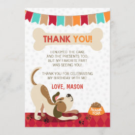 Puppy Birthday Tass-ty Puppy - tackkort Tack Kort