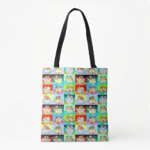 Puppy Bubble Bath Patterns Bag