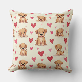 Puppy & Cat Cushion Kudde