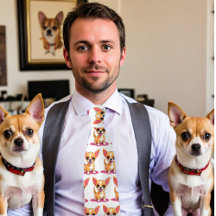 Puppy Charm - Anpassade Chihuahua Tie