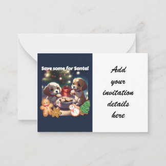 Puppy & Cookies Samlingskort Anteckningskort