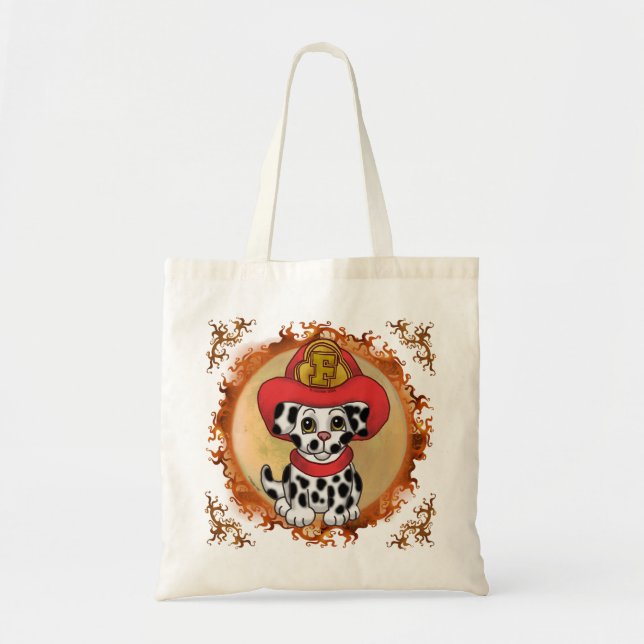 Puppy Dog Firefighter-totebag Tygkasse (Framsidan)