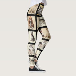 Puppy eller Hund 10 Favorite Photo Template Leggin Leggings