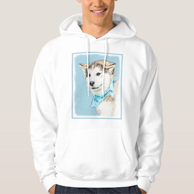 Puppy-färgning i siberian husky - Originalteckning Munkjacka (Framsida)