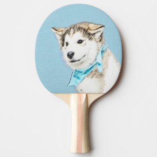 Puppy-färgning i siberian husky - Originalteckning Pingisracket