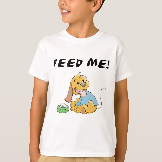 Puppy Feed Me Tshirts och presenter (Framsida)
