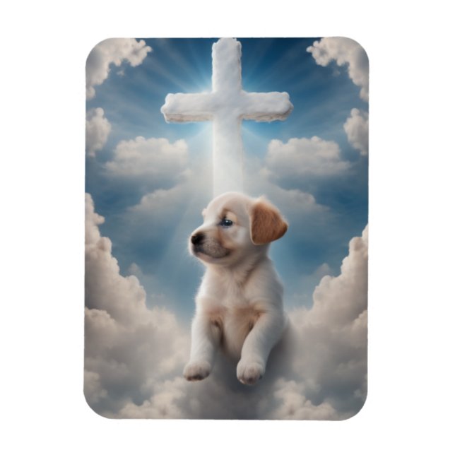 Puppy Flexible Photo Magnet (Vertikal)