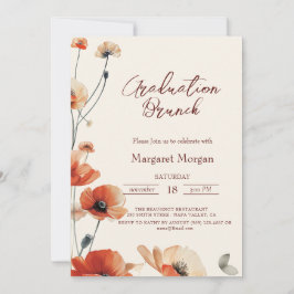 Puppy Flowers Blommigt Brunch med sken Inbjudningar