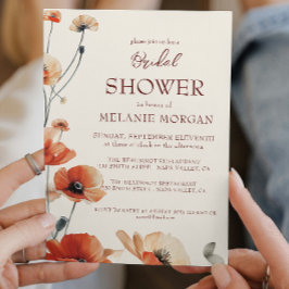 Puppy Flowers Blommigt Brunch med sken Inbjudningar