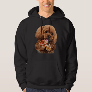 Puppy för hungriga Leksak-Pudel genom att dra Pizz Hoodie
