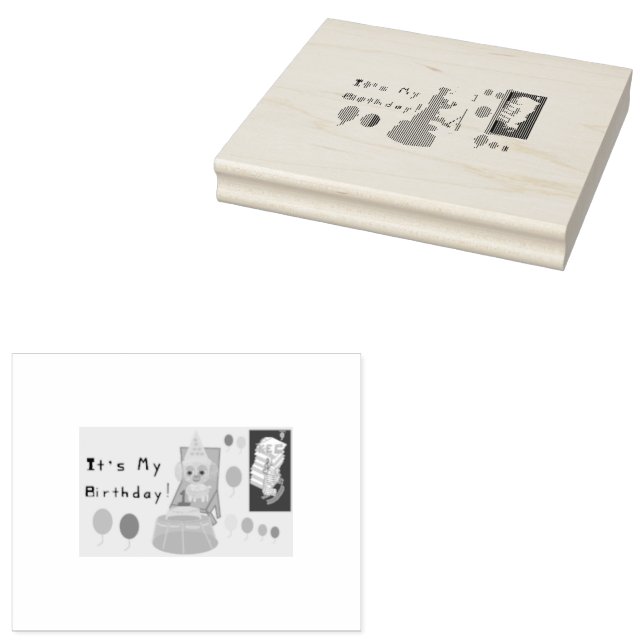 Puppy Frimärke Stämpel (Stämplad)