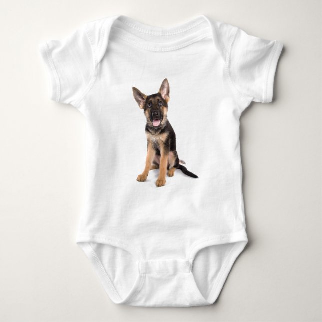 puppy German shepherd Tee Shirt (Framsida)
