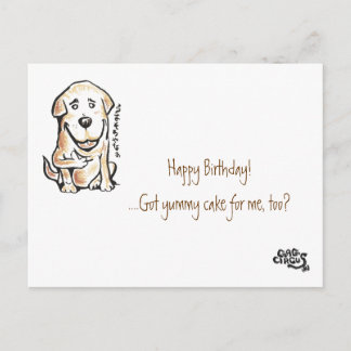 Puppy Gonta-vykort - av Gag-Circus, Osaka Japan Vykort