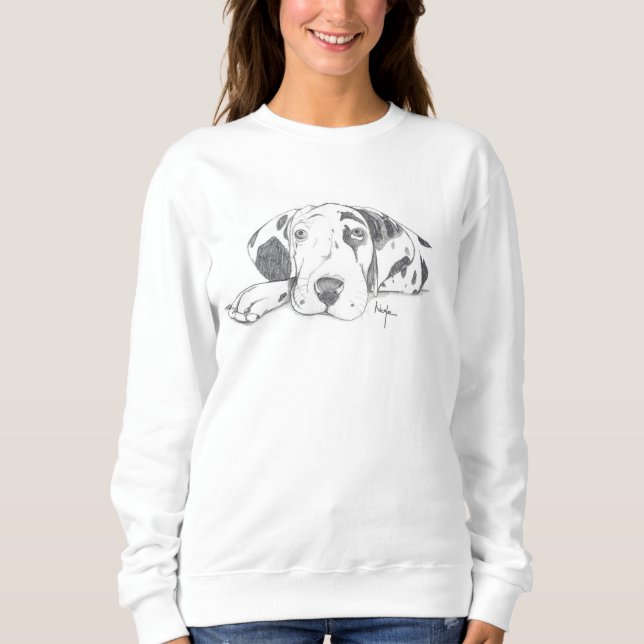 Puppy Great dane T Shirt (Framsida)