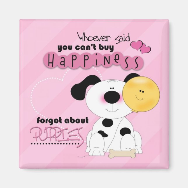 Puppy Happity Magnet (Framsidan)