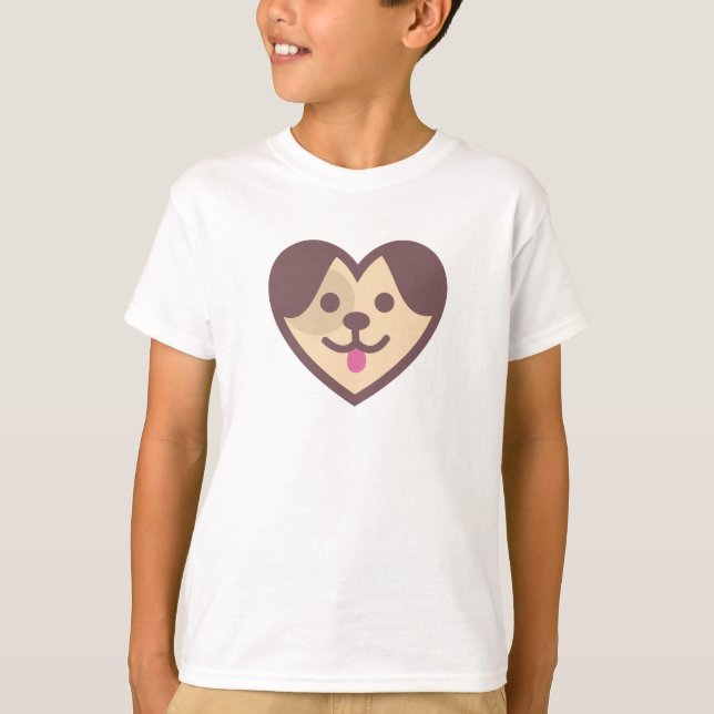 Puppy Heart T Shirt (Framsida)